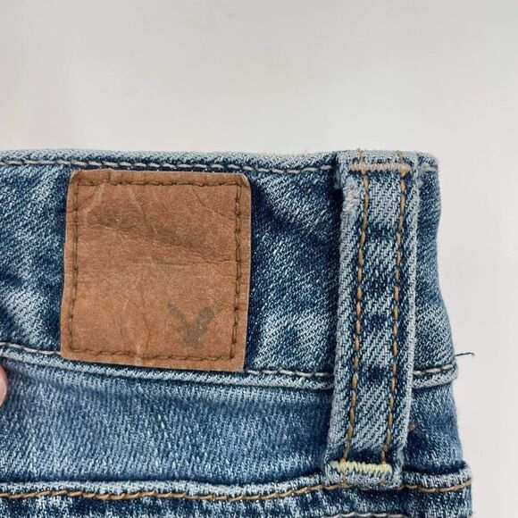 Vintage American Eagle Outfitters Women's Favorite Boyfriend Jeans Blue Size 6 - Picture 4 of 12